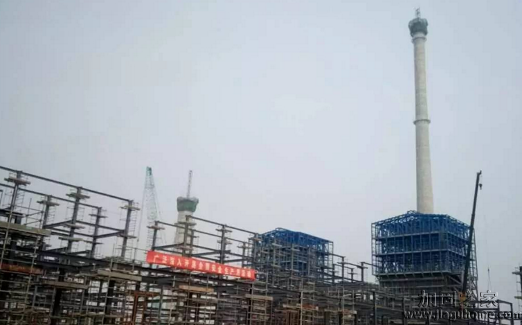 華北石化兩部超高煙囪加固改造完畢，雙雙封頂