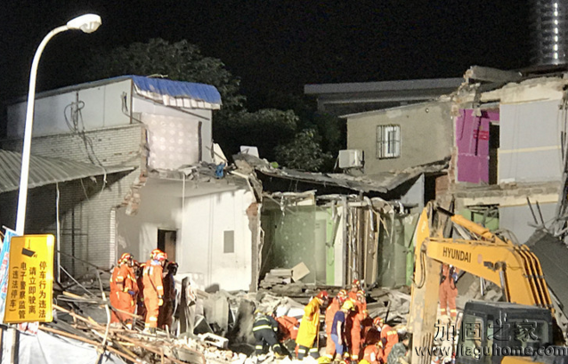 上海房屋倒塌事故現(xiàn)場圖片