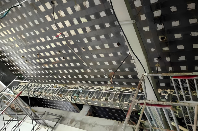 對房屋加固現(xiàn)場的勘探